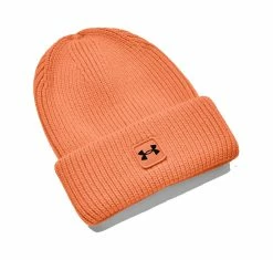 Under Armour Men's ColdGear Infrared Halftime Ribbed Beanie -Outlet Golf Rangefinders Store 1373092 864 slf sl