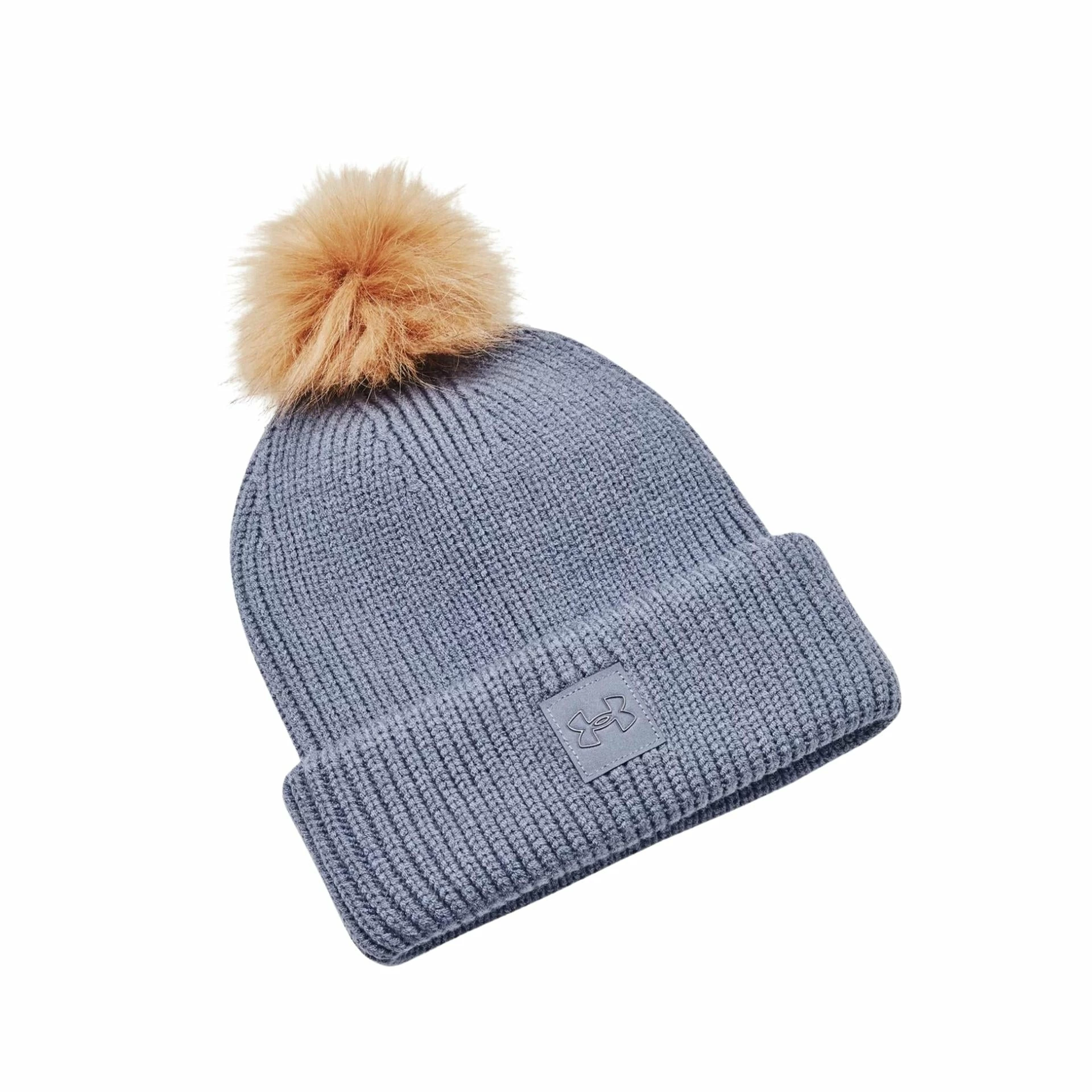 Under Armour Women's ColdGear Infrared Halftime Ribbed Pom Beanie 3 Under Armour Women's ColdGear Infrared Halftime Ribbed Pom Beanie