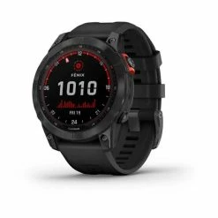 Garmin Fenix 7 GPS Watch Solar Edition Slate Gray W/Black Band