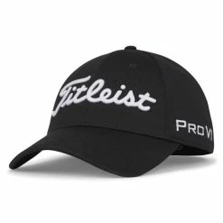 Titleist Tour Elite Fitted Hat 2023 -Outlet Golf Rangefinders Store 2023 titleist tour elite hat black white