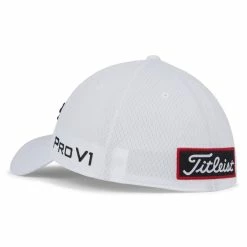 Titleist Tour Elite Fitted Hat 2023 -Outlet Golf Rangefinders Store 2023 titleist tour elite hat white black back