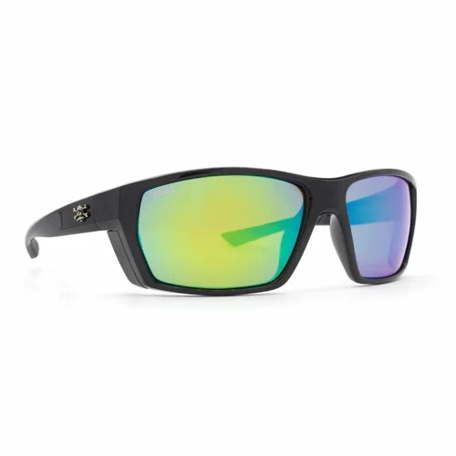 Calcutta Outdoors Calico Fishing Sunglasses Shiny Black Frame Green Mirror Lens 3 Calcutta Outdoors Calico Fishing Sunglasses Shiny Black Frame Green Mirror Lens