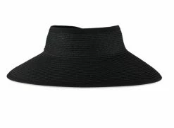 Callaway Women's Allure Golf Visor 2023 -Outlet Golf Rangefinders Store 5221134 hw cg womens allure visor black front 2123