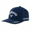 Callaway Men's Tour Authentic Performance Pro Golf Hat (On-Sale) -Outlet Golf Rangefinders Store 5222045 hw cg ta performance pro adj navy white 22 front left