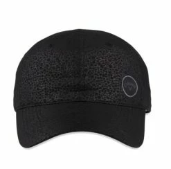 Callaway Women's High Tail Golf Hat 2023 -Outlet Golf Rangefinders Store 5223118 hw cg womens high tail blk mtlc mcr 23 front23
