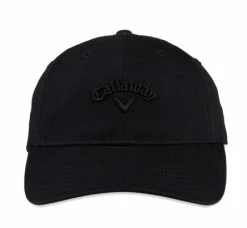 Callaway Women's Heritage Twill Golf Hat 2023 -Outlet Golf Rangefinders Store 5223127 hw cg wmn heritage twill blk 23 front23