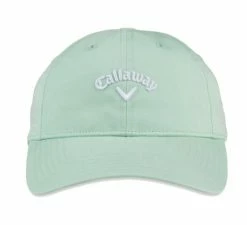 Callaway Women's Heritage Twill Golf Hat 2023 -Outlet Golf Rangefinders Store 5223128 hw cg wmn heritage twill mint 23 front23