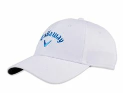 Callaway Women's Liquid Metal Golf Hat 2023 -Outlet Golf Rangefinders Store 5223138 hw cg wmn liquid metal wht blue 23 front left23