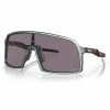 Oakley Sutro Sunglasses Verve Matte Silver/Blue Frame Prizm Grey Lens -Outlet Golf Rangefinders Store 888392590749
