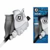 Footjoy RainGrip White Golf Gloves (1 Pair) -Outlet Golf Rangefinders Store fj 66127e 01