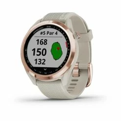 Garmin Approach S42 Sports Golf Watch -Outlet Golf Rangefinders Store garmin 20approach 20gs42 20gps 20golf 20watch 20rose 20gold 20light 20sand
