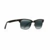 Maui Jim Kawika Polarized Sunglasses Black Gloss Antique Pewter Frame Neutral Grey Lens -Outlet Golf Rangefinders Store kawika