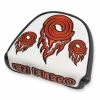 Odyssey Golf En Fuego Leather Mallet Putter Headcover -Outlet Golf Rangefinders Store odyssey 20en 20fuego 20mallet 20headcover