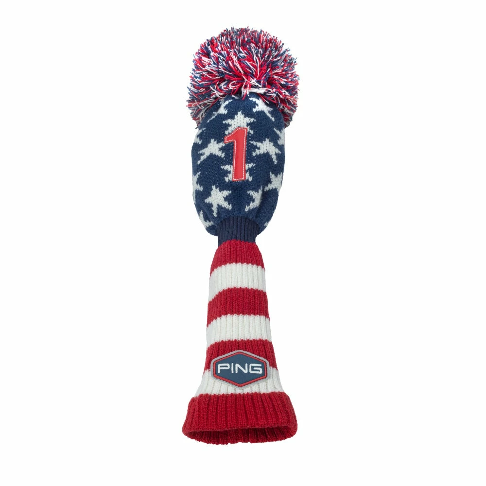 Ping Liberty Collection Knit USA Driver Headcover 3 Ping Liberty Collection Knit USA Driver Headcover