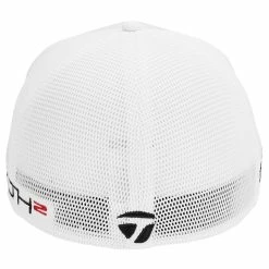 TaylorMade Men's Tour Cage Fitted Hat 18 TaylorMade Men's Tour Cage Fitted Hat -Outlet Golf Rangefinders Store tm23acc tf506 n8934321 tour 20cage white bck v1