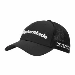 TaylorMade Men's Tour Cage Fitted Hat 16 TaylorMade Men's Tour Cage Fitted Hat -Outlet Golf Rangefinders Store tm23acc tf506 n8942821 tour 20cage black 3ql v1