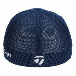 TaylorMade Men's Tour Cage Fitted Hat 21 TaylorMade Men's Tour Cage Fitted Hat -Outlet Golf Rangefinders Store tm23acc tf506 n8943021 tour 20cage navy bck v1
