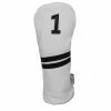 Sunfish Leather Driver Headcovers -Outlet Golf Rangefinders Store white 20dr