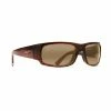 Maui Jim World Cup Sunglasses Polarized Chocolate Stripe Frame HCL Bronze Lens -Outlet Golf Rangefinders Store world 20cup 20chocolate
